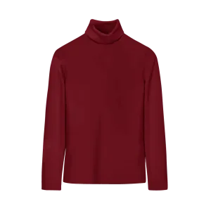 Basic Maroon Turtle/Mock Neck