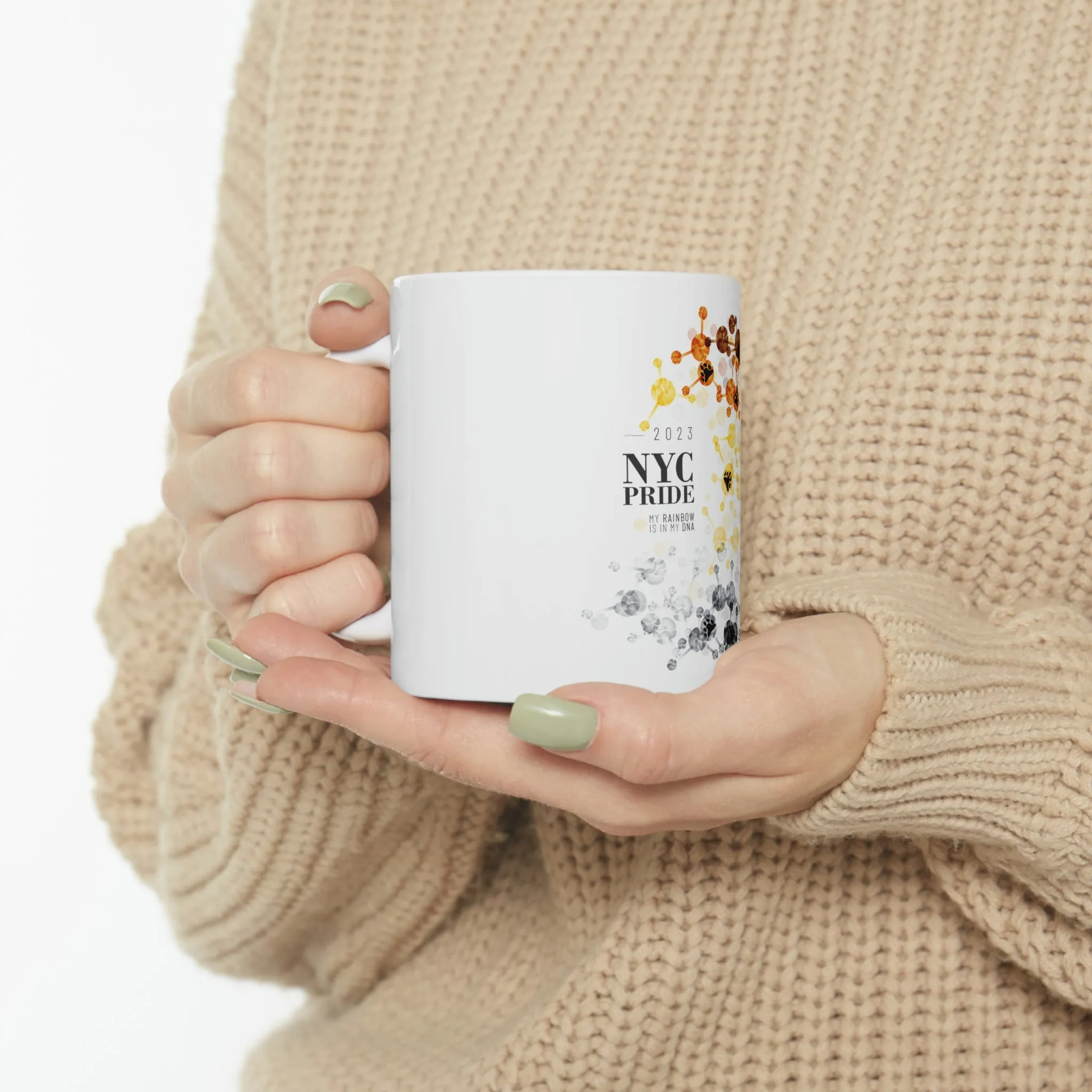 Bear NYC Pride Ceramic Mug - Rainbow Is In My DNA