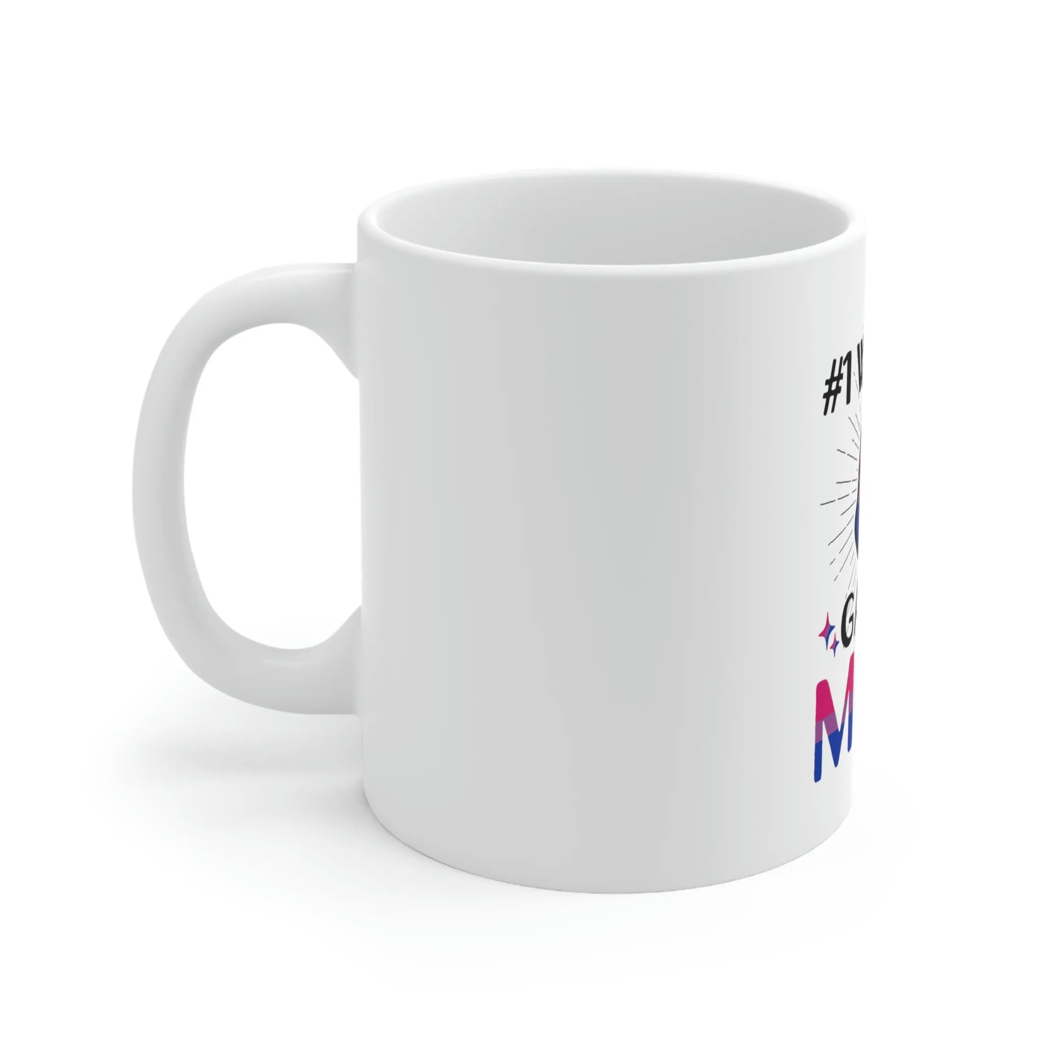 Bisexual Flag Ceramic Mug  - #1 World's Gayest Mom