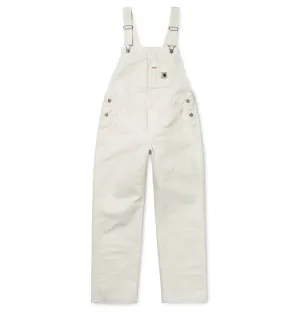 Carhartt WIP Women's Bib Overalls – Straight-R.E – Off White