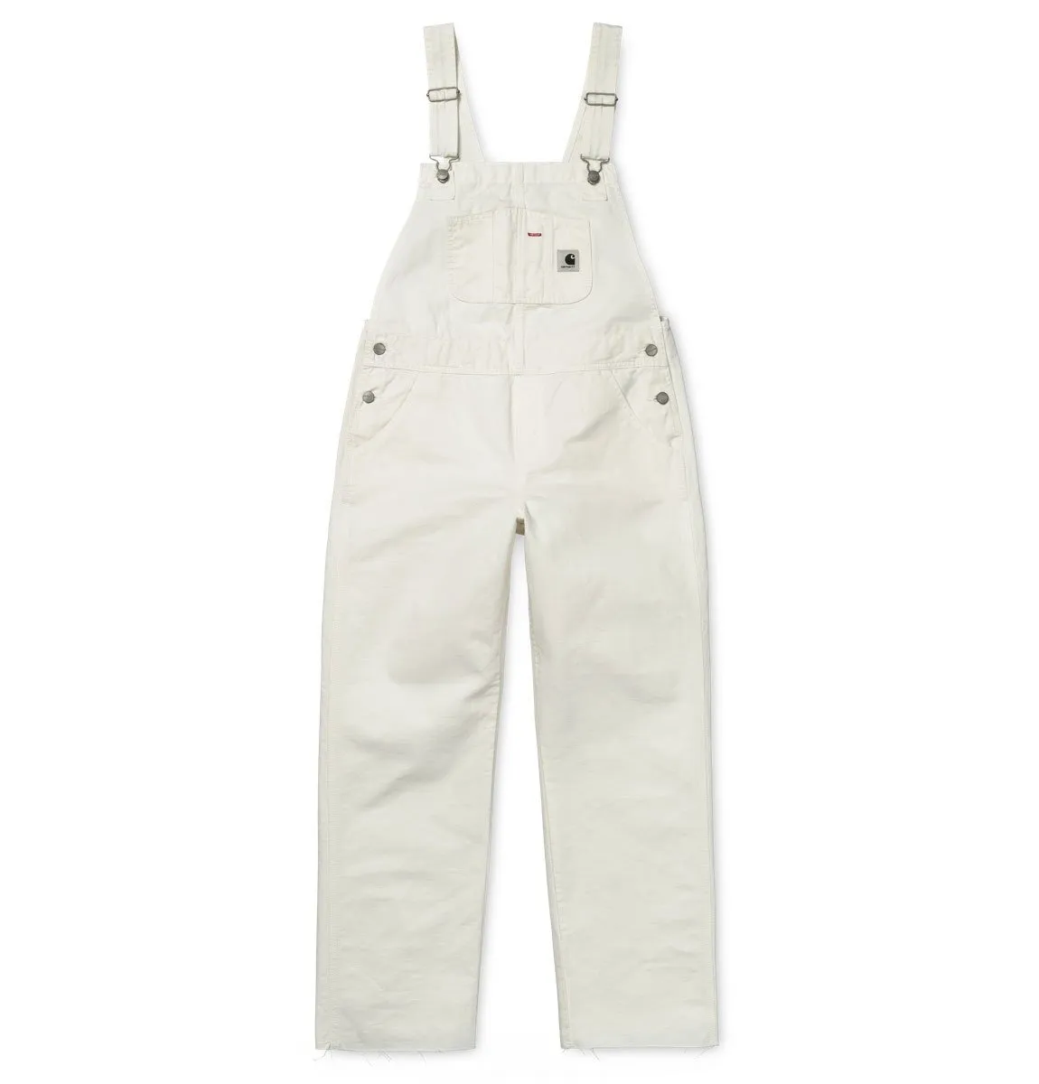 Carhartt WIP Women's Bib Overalls – Straight-R.E – Off White