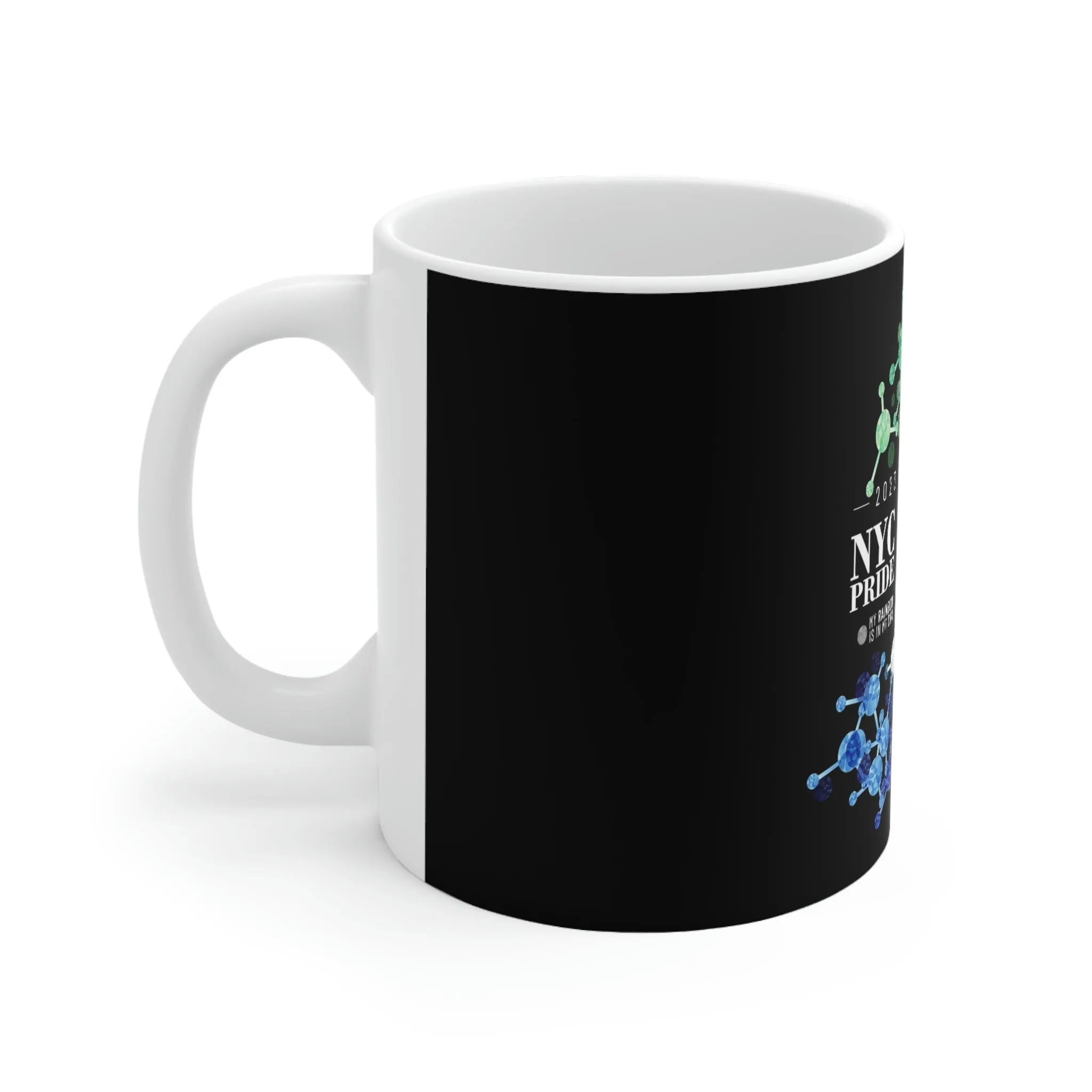Gay NYC Pride Ceramic Mug - Rainbow Is In My DNA