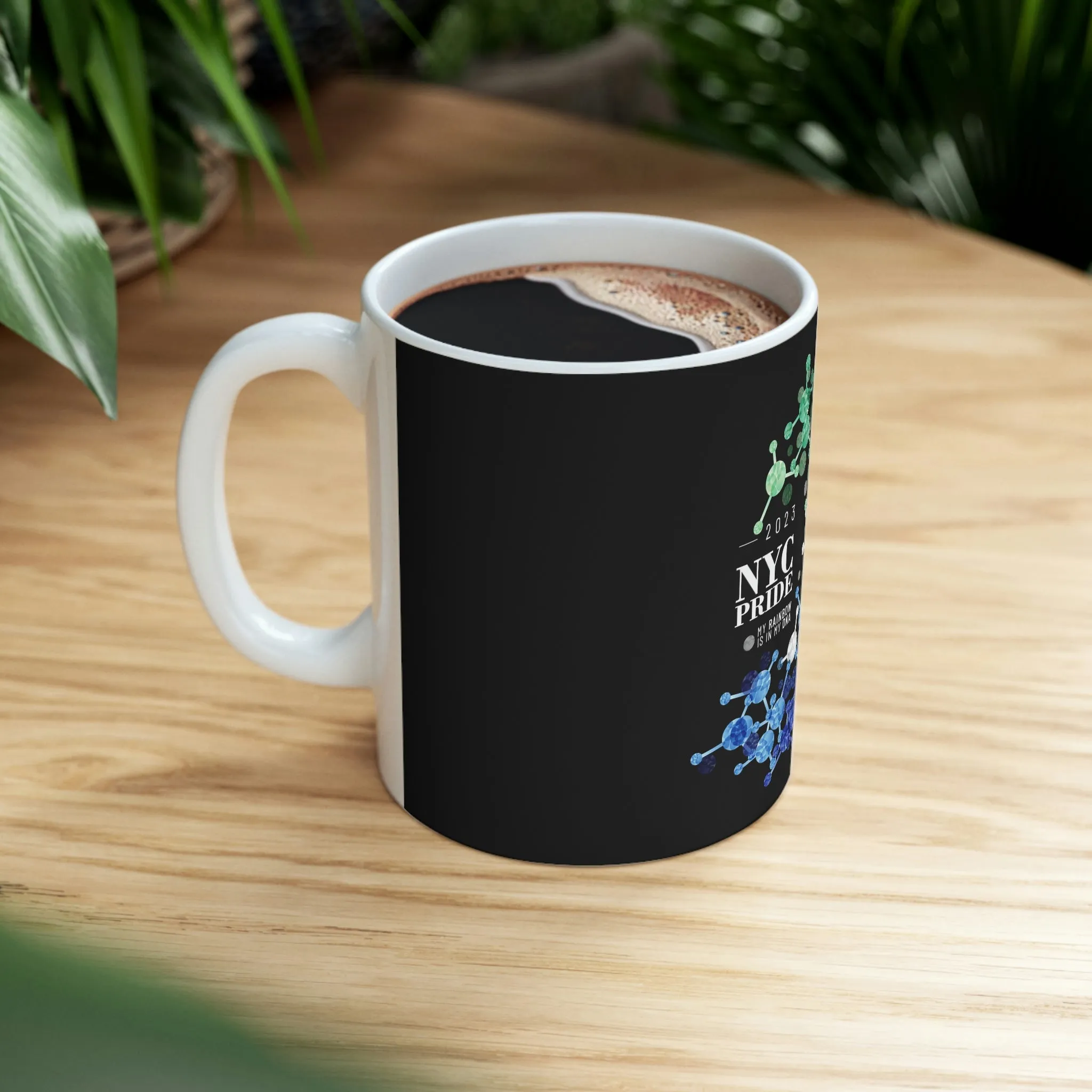 Gay NYC Pride Ceramic Mug - Rainbow Is In My DNA