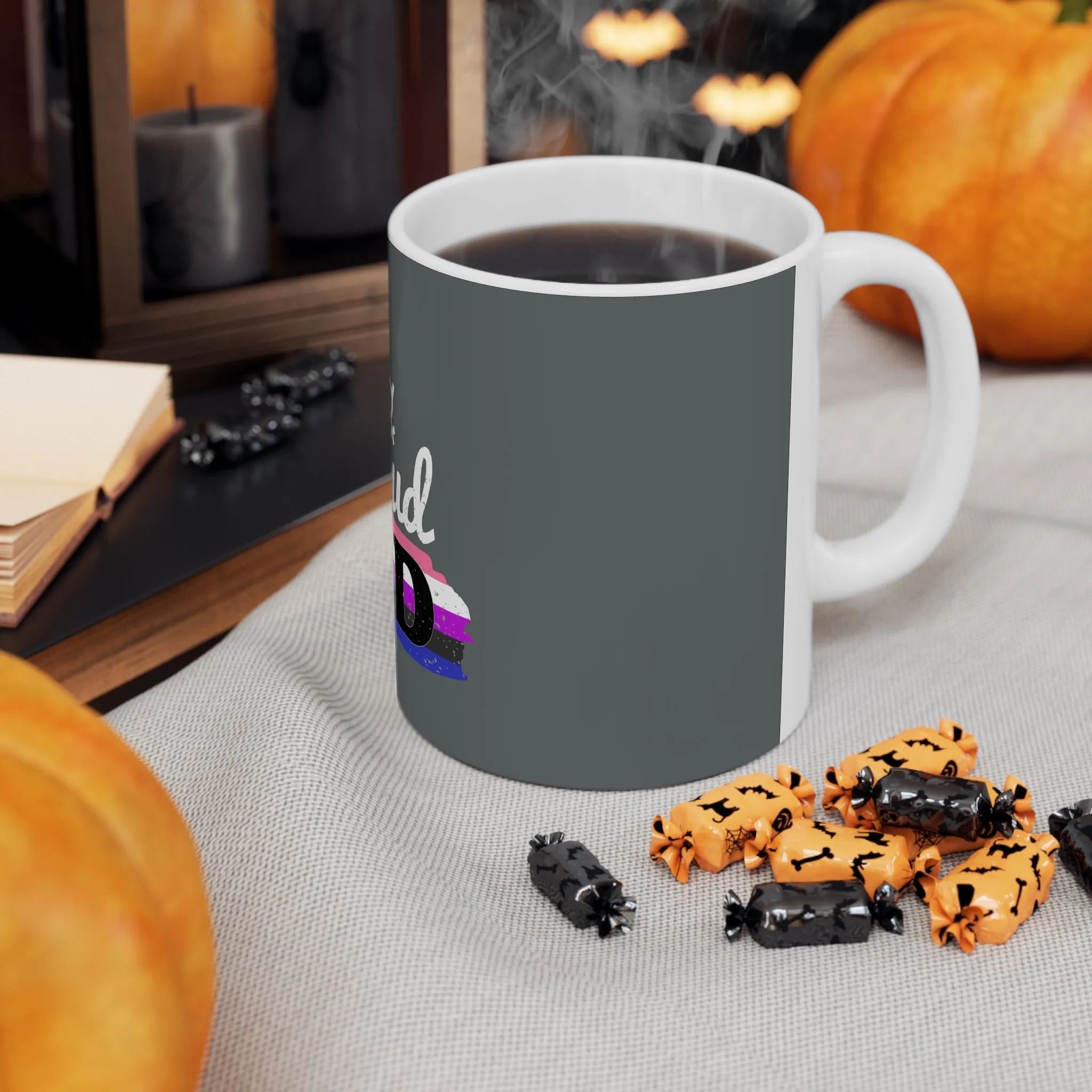 Genderfluid Pride Flag Ceramic Mug - Proud Dad