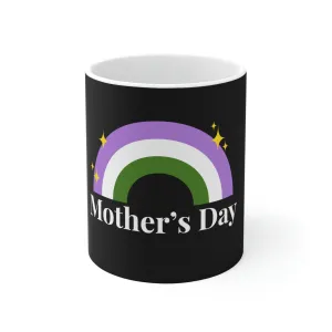 Genderqueer Flag Ceramic Mug  - Mother's Day