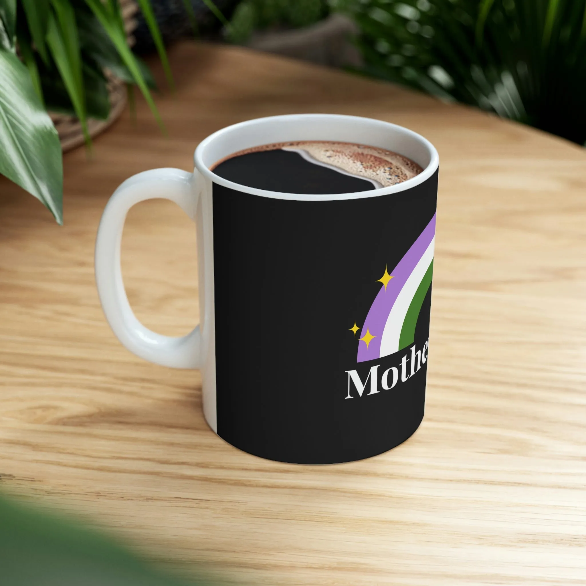 Genderqueer Flag Ceramic Mug  - Mother's Day