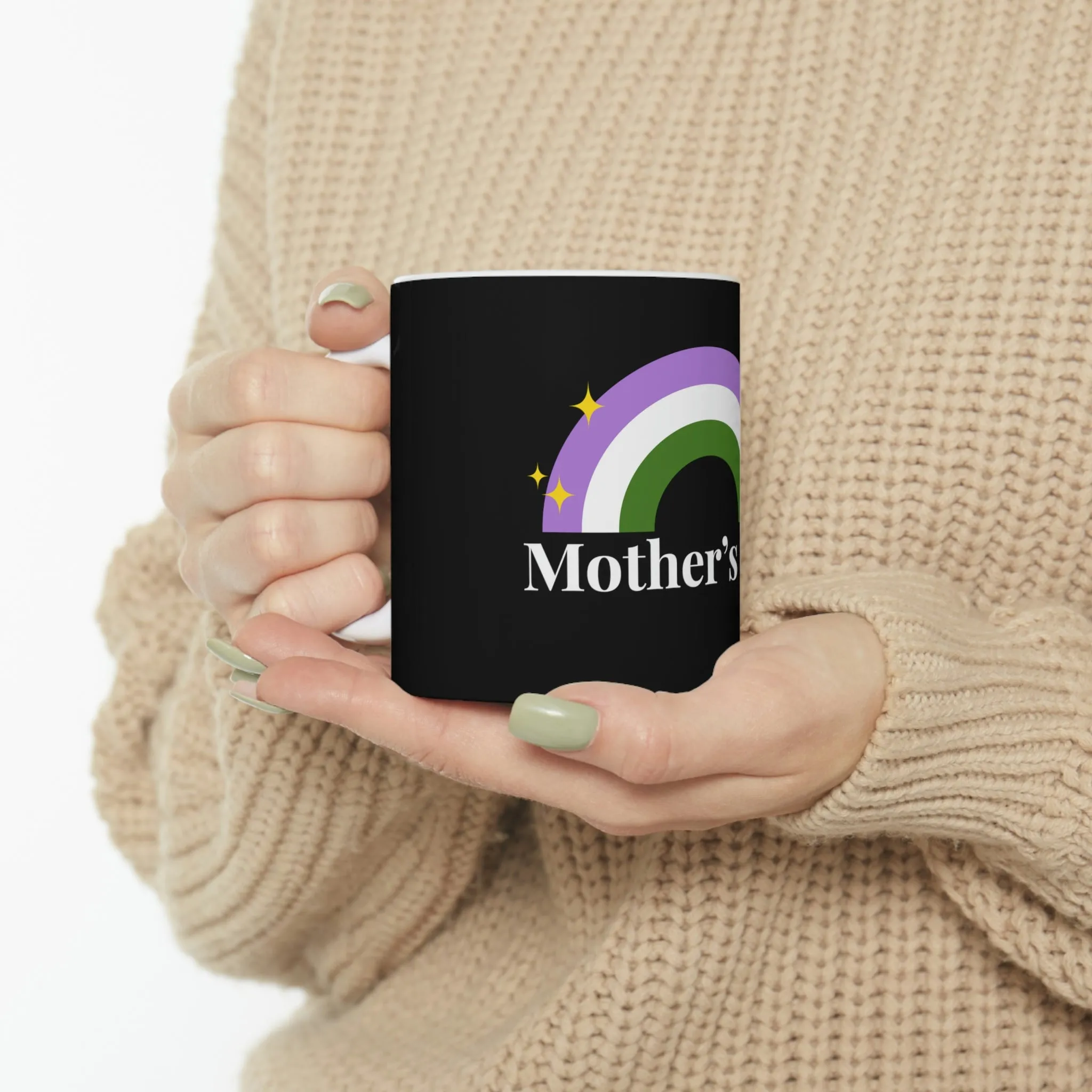 Genderqueer Flag Ceramic Mug  - Mother's Day
