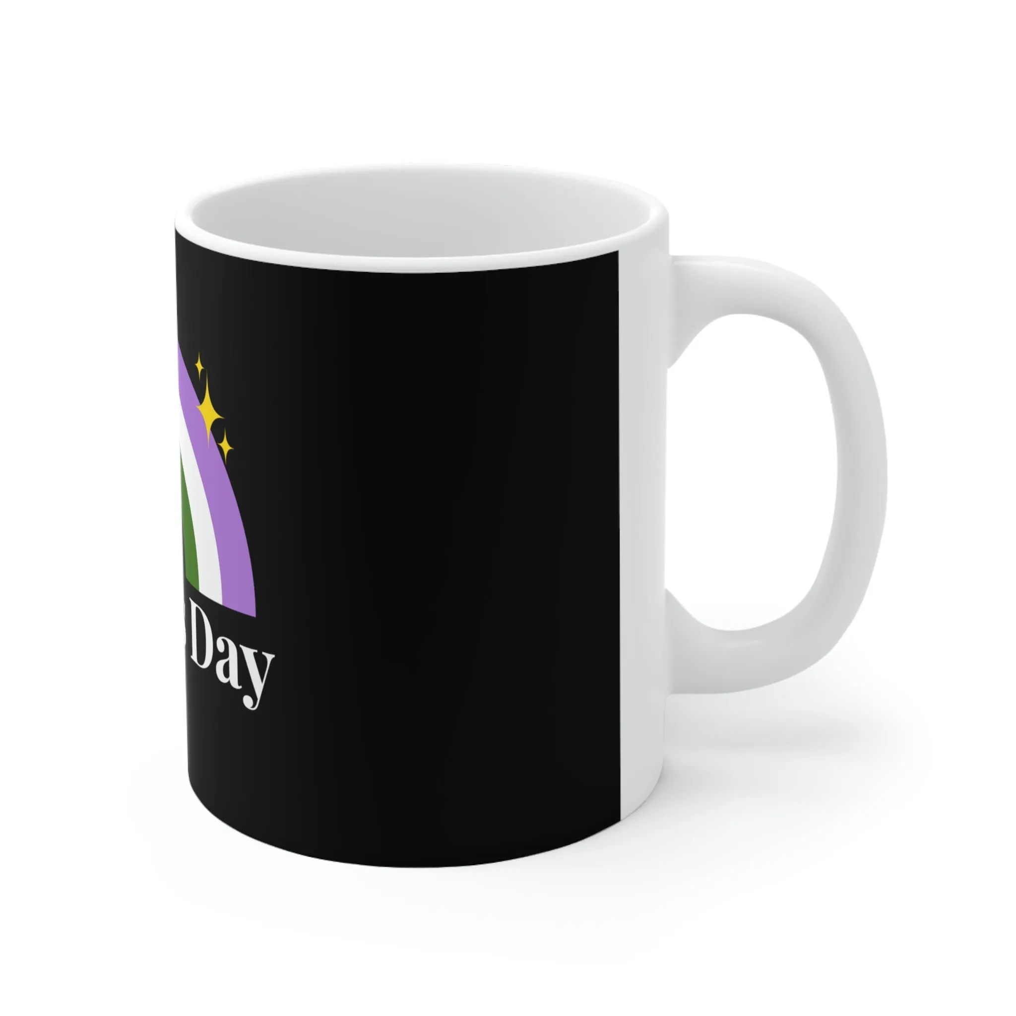 Genderqueer Flag Ceramic Mug  - Mother's Day