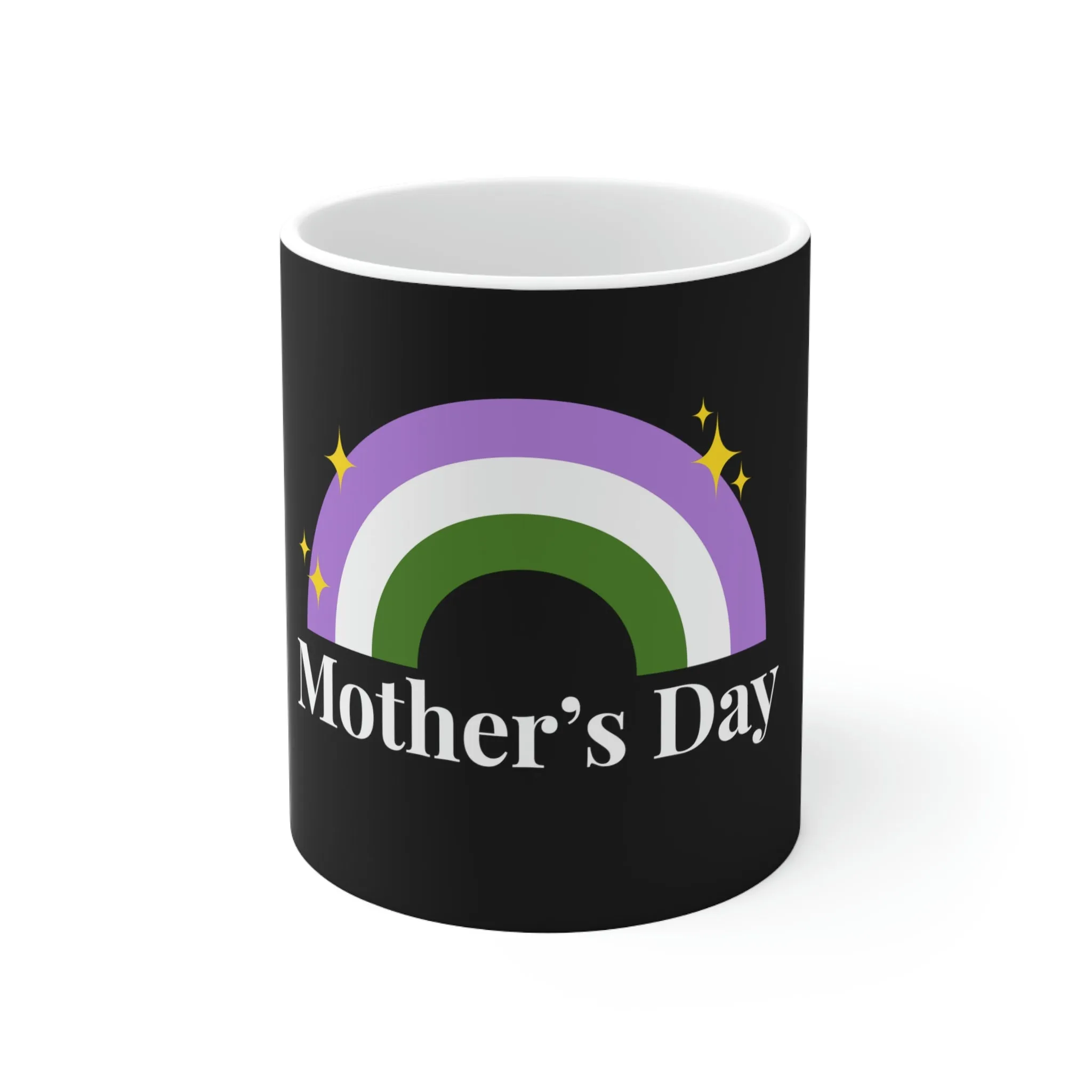 Genderqueer Flag Ceramic Mug  - Mother's Day
