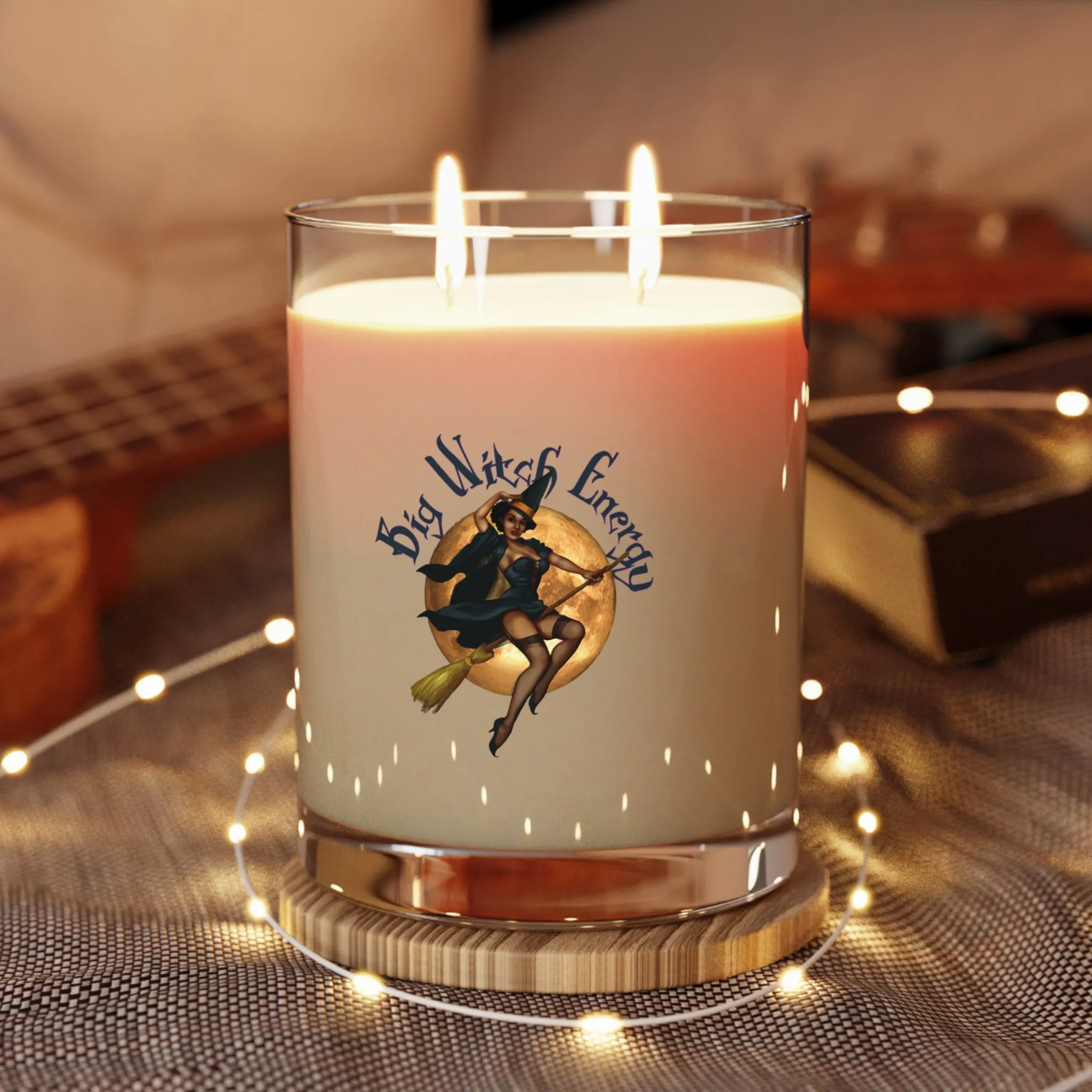 Halloween Scented Candle Full Glass, 11oz - Big Witch Energy