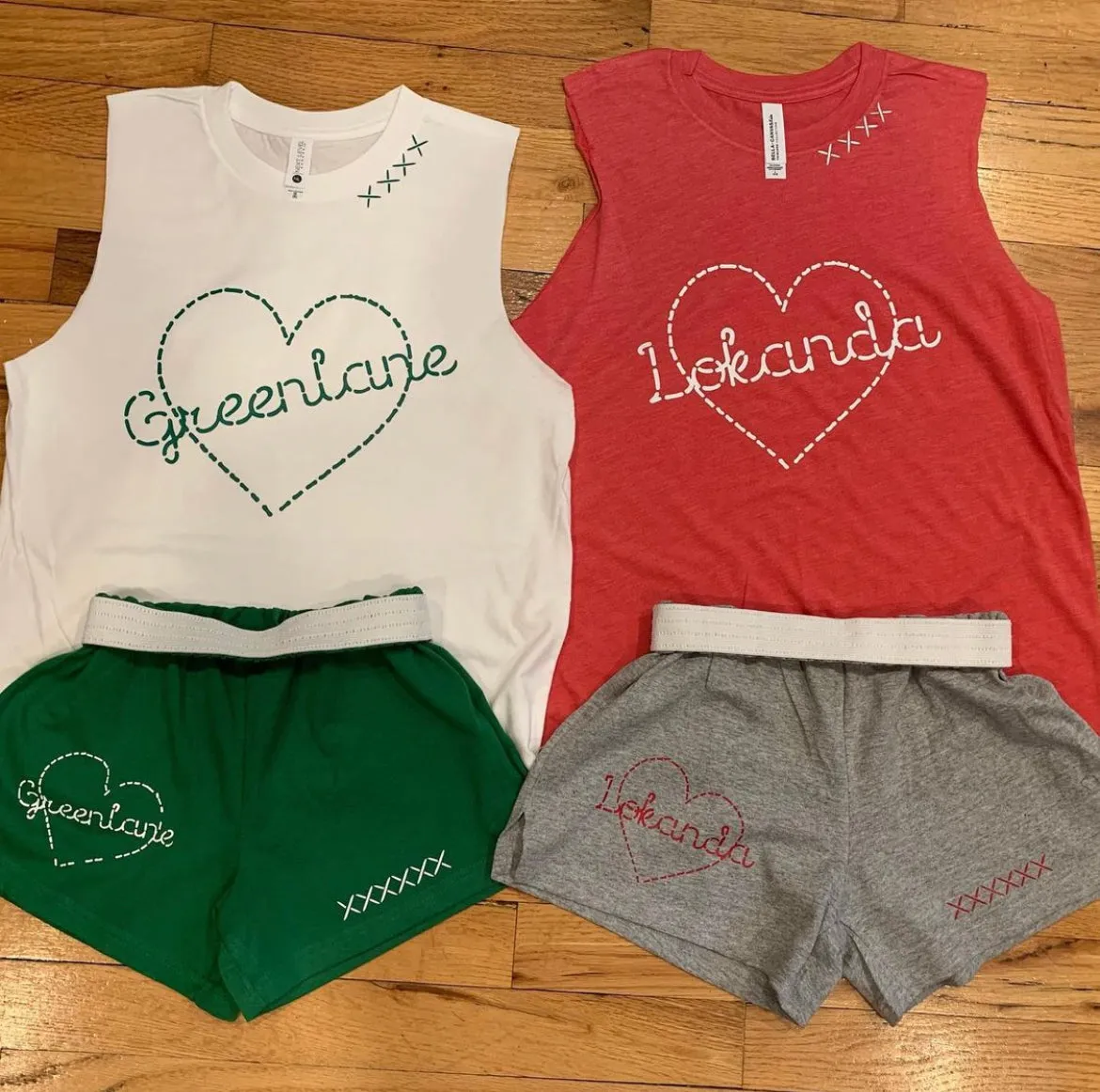 Heart Stitch Shorts