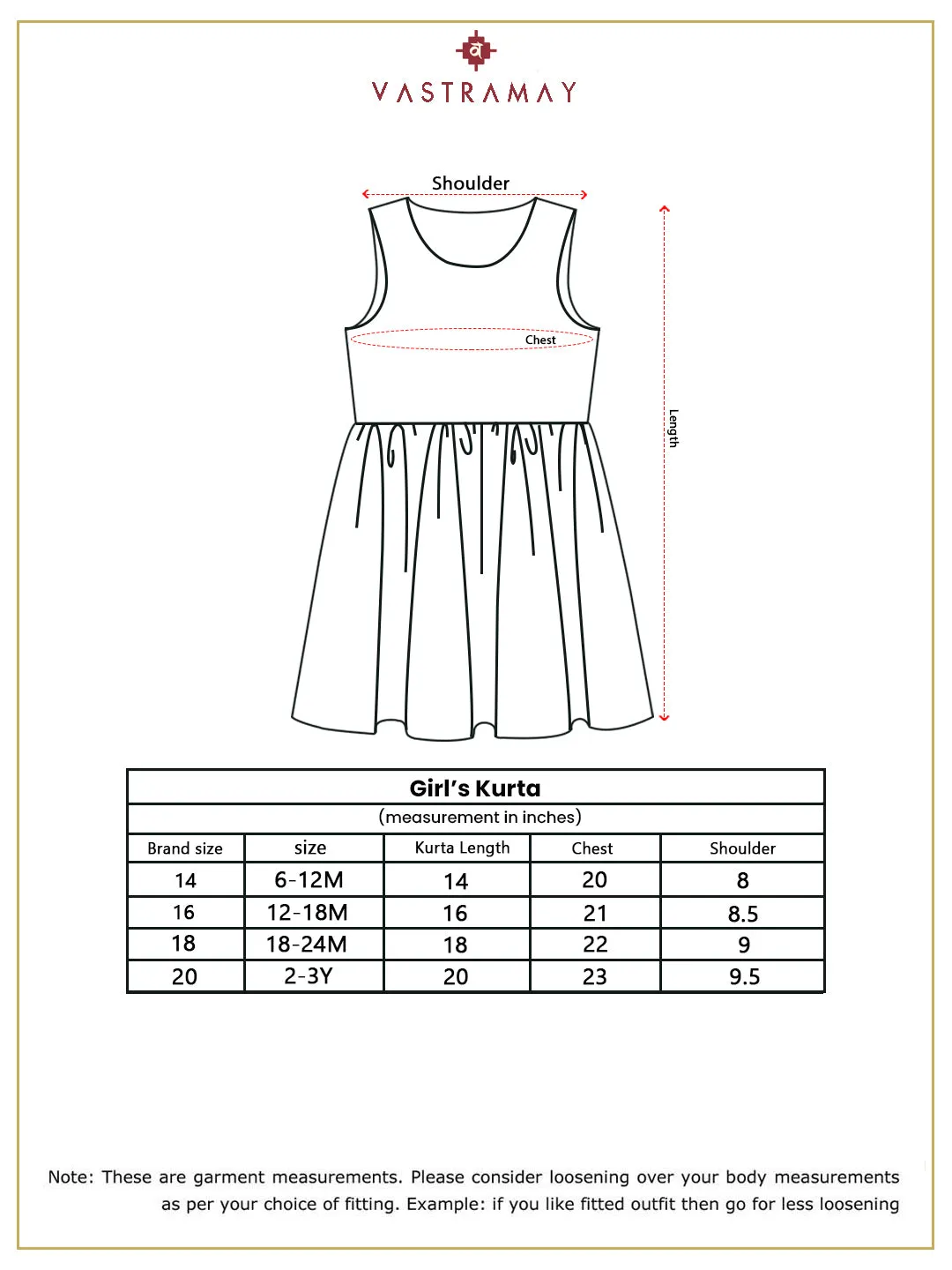 Jashvi Girl's Maroon And Green Banarsi Frock