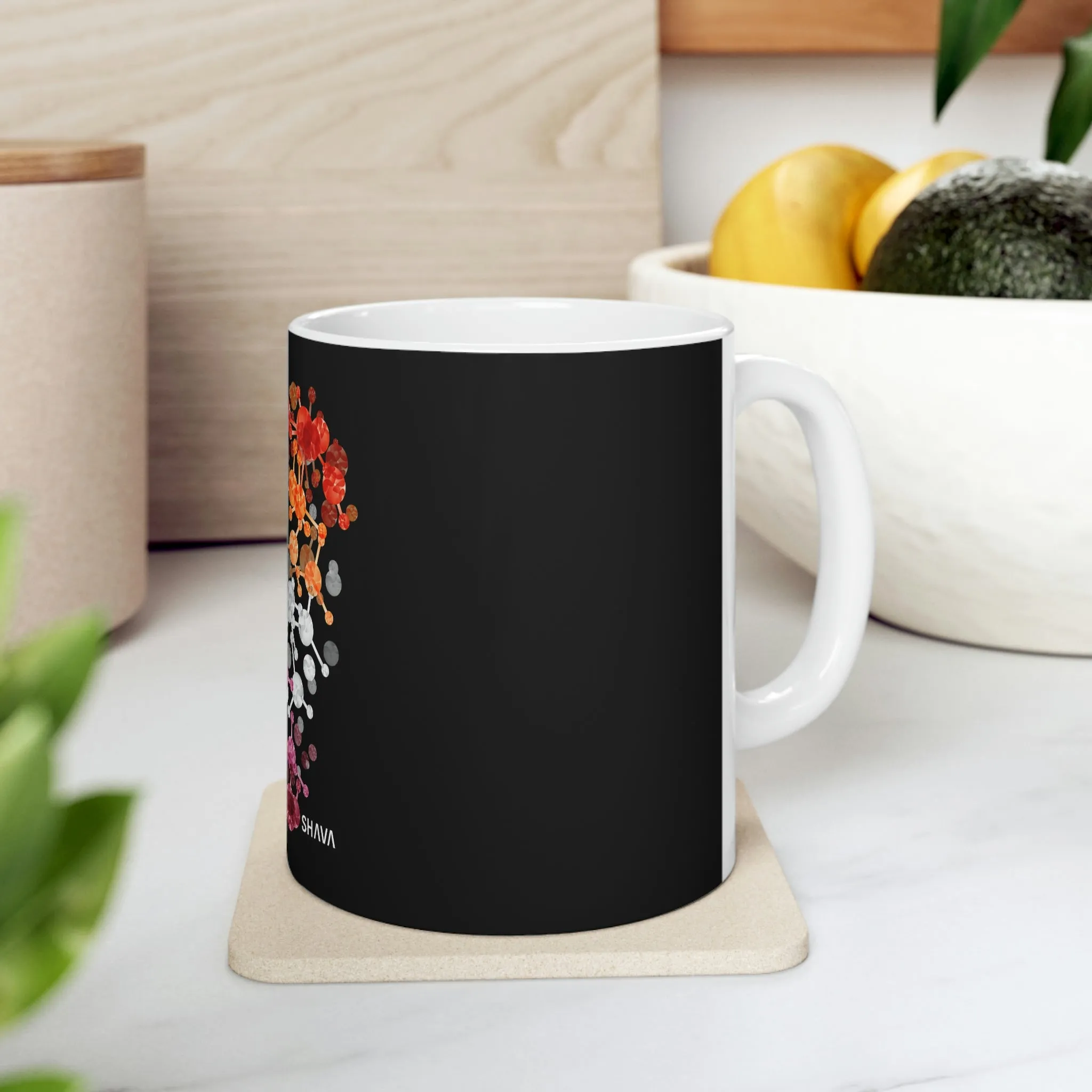Lesbian Flag Ceramic Mug D.C. Pride - Rainbow Is In My DNA
