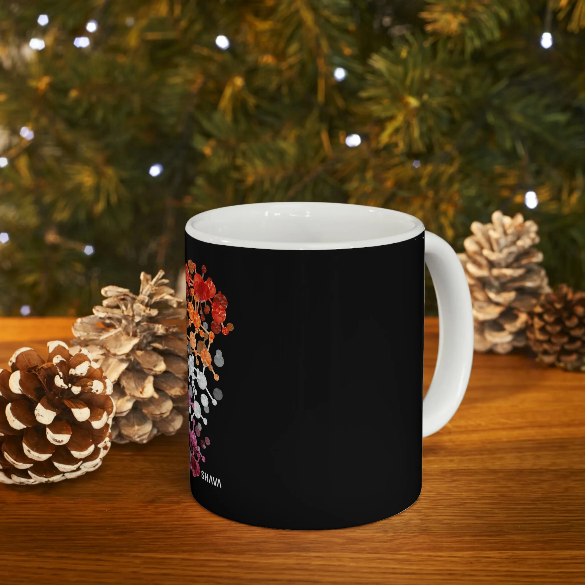 Lesbian Flag Ceramic Mug D.C. Pride - Rainbow Is In My DNA