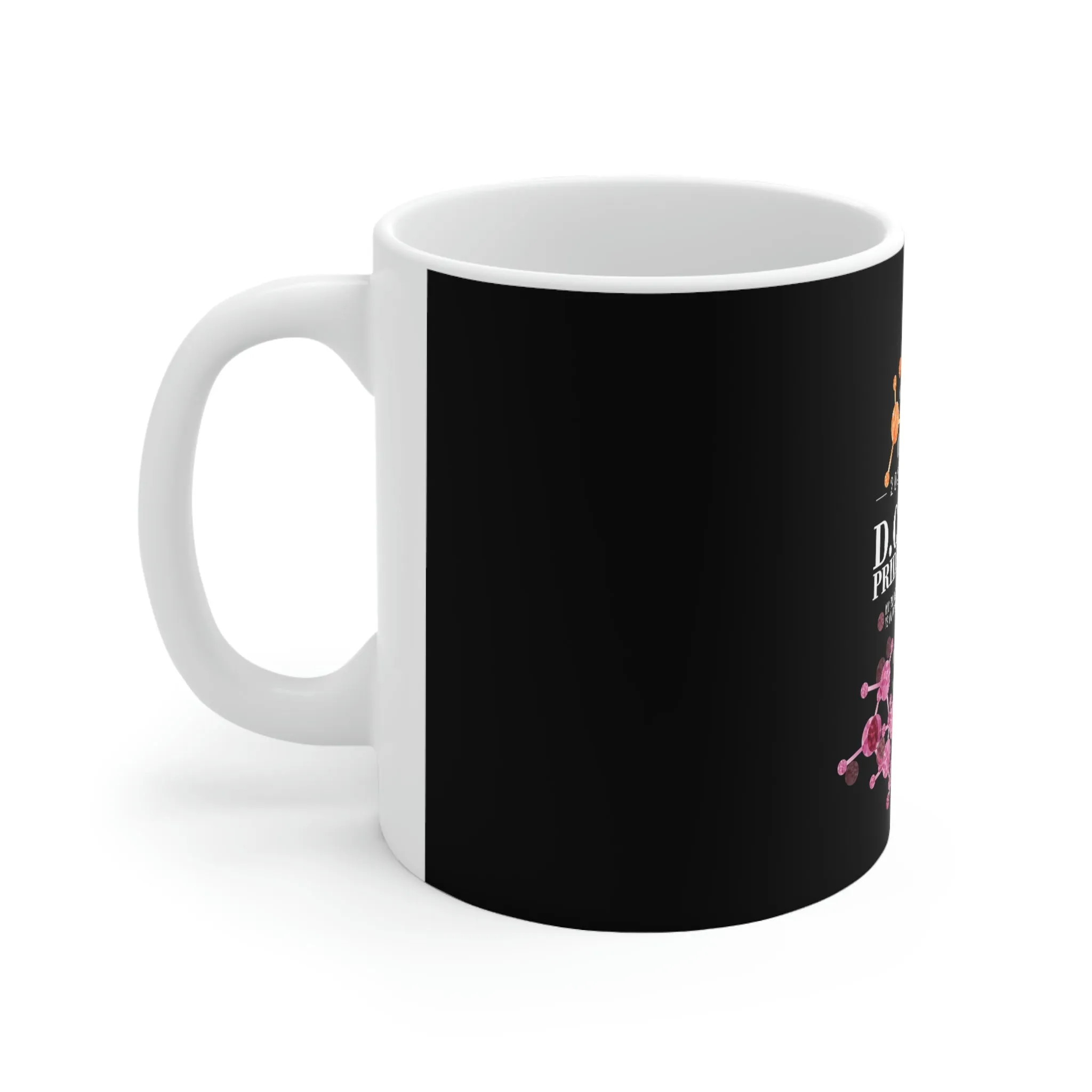 Lesbian Flag Ceramic Mug D.C. Pride - Rainbow Is In My DNA