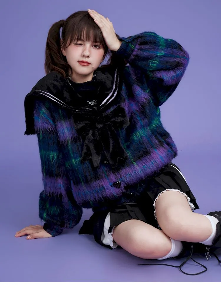 Long Hair Sailor Collar Jacket【s0000005037】