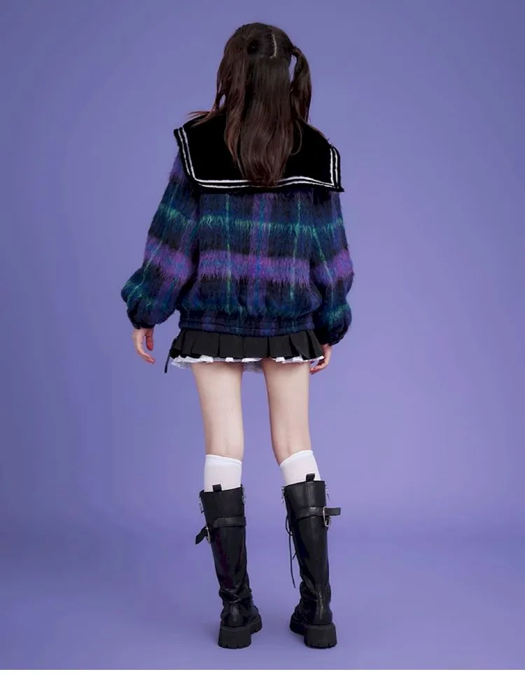 Long Hair Sailor Collar Jacket【s0000005037】