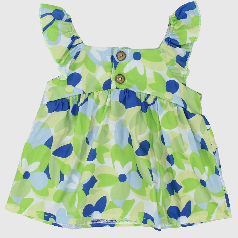 Multicolored Sleeveless Blouse