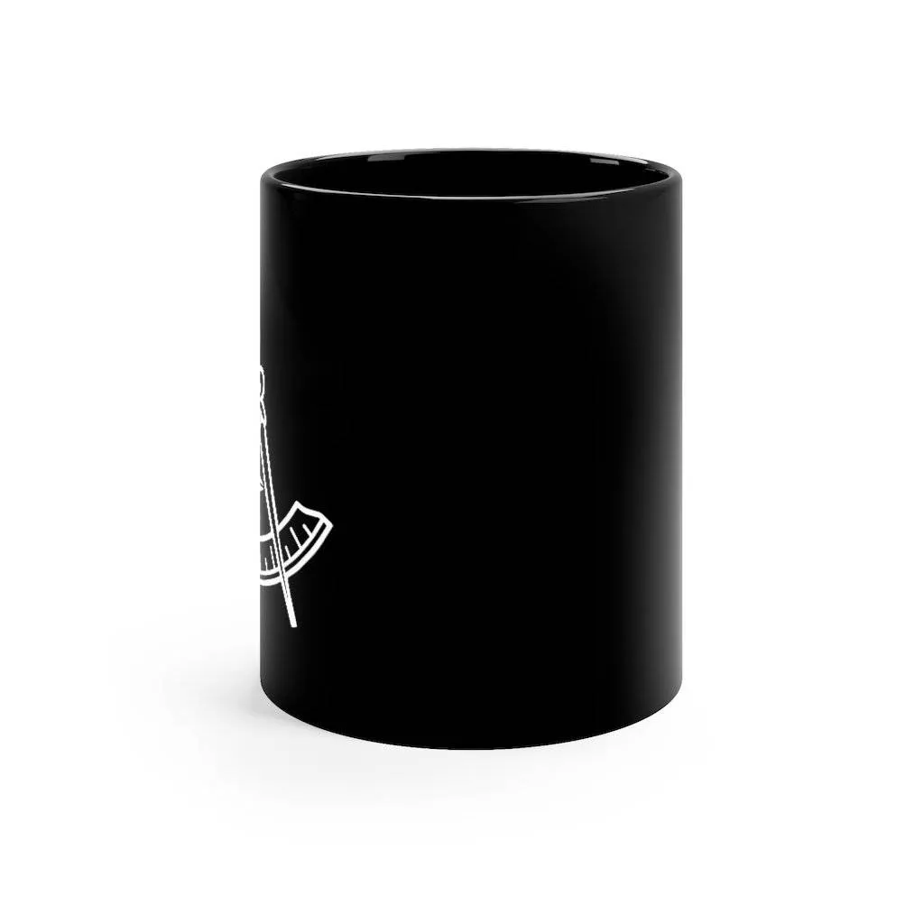 Past Master Blue Lodge California Regulation Mug - Black