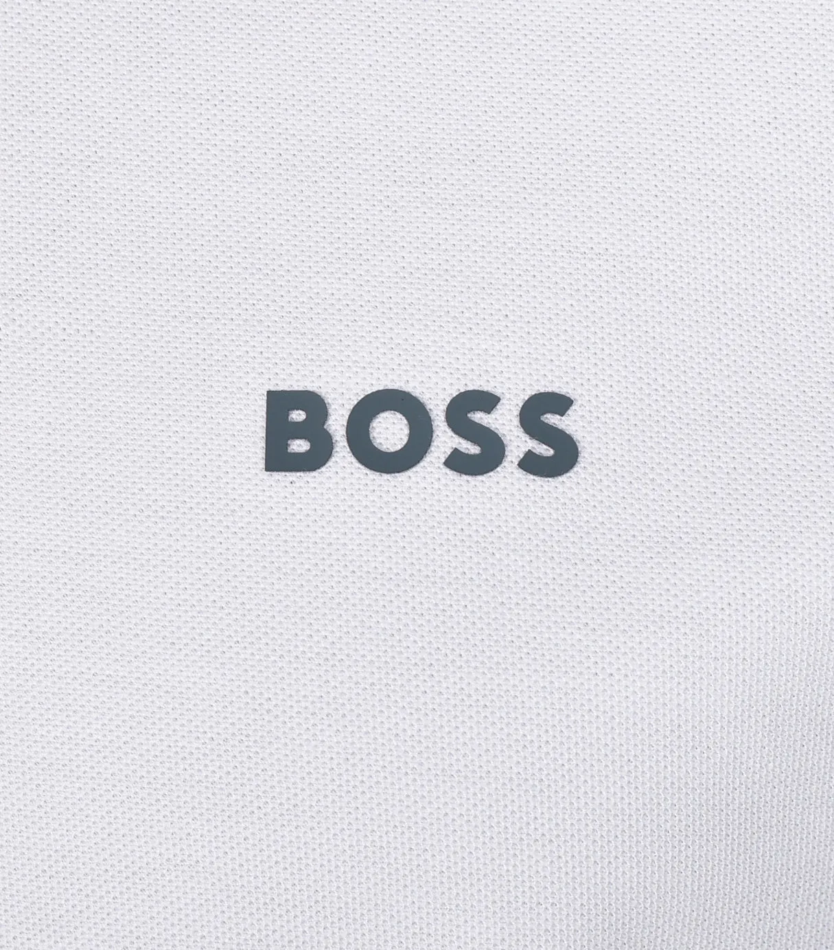 PeGlitch Knit Short Sleeve Polo Shirt White