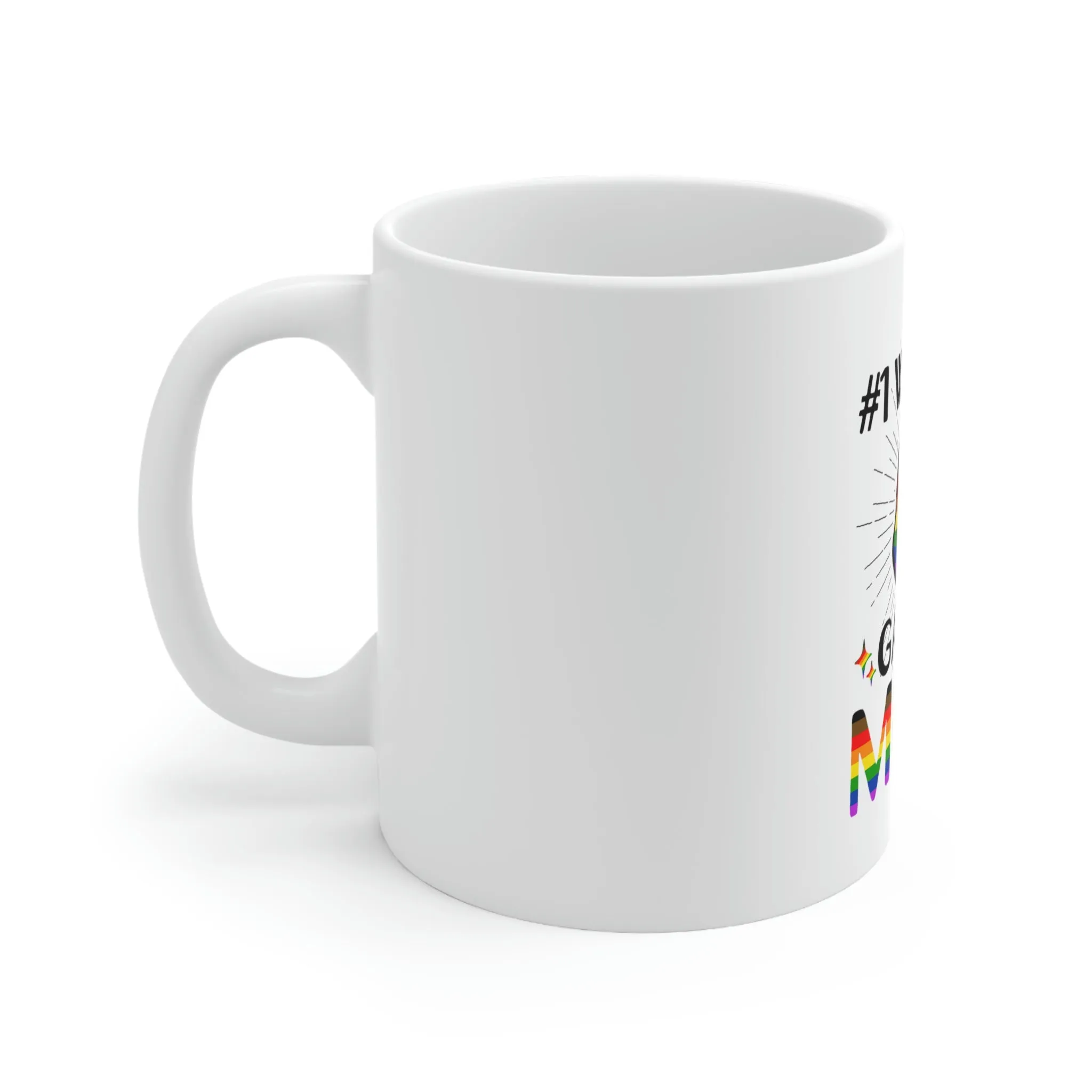 Philadelphia Flag Ceramic Mug  - #1 World's Gayest Mom