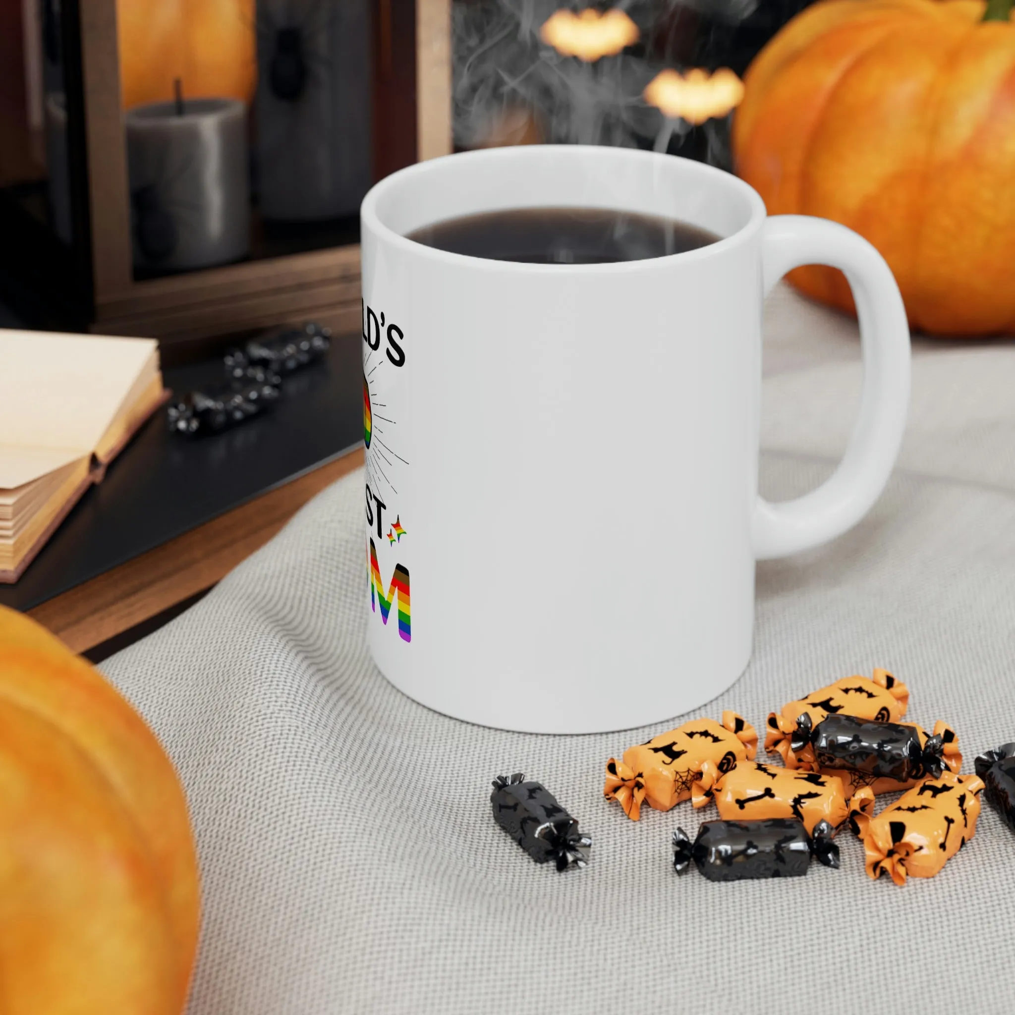 Philadelphia Flag Ceramic Mug  - #1 World's Gayest Mom