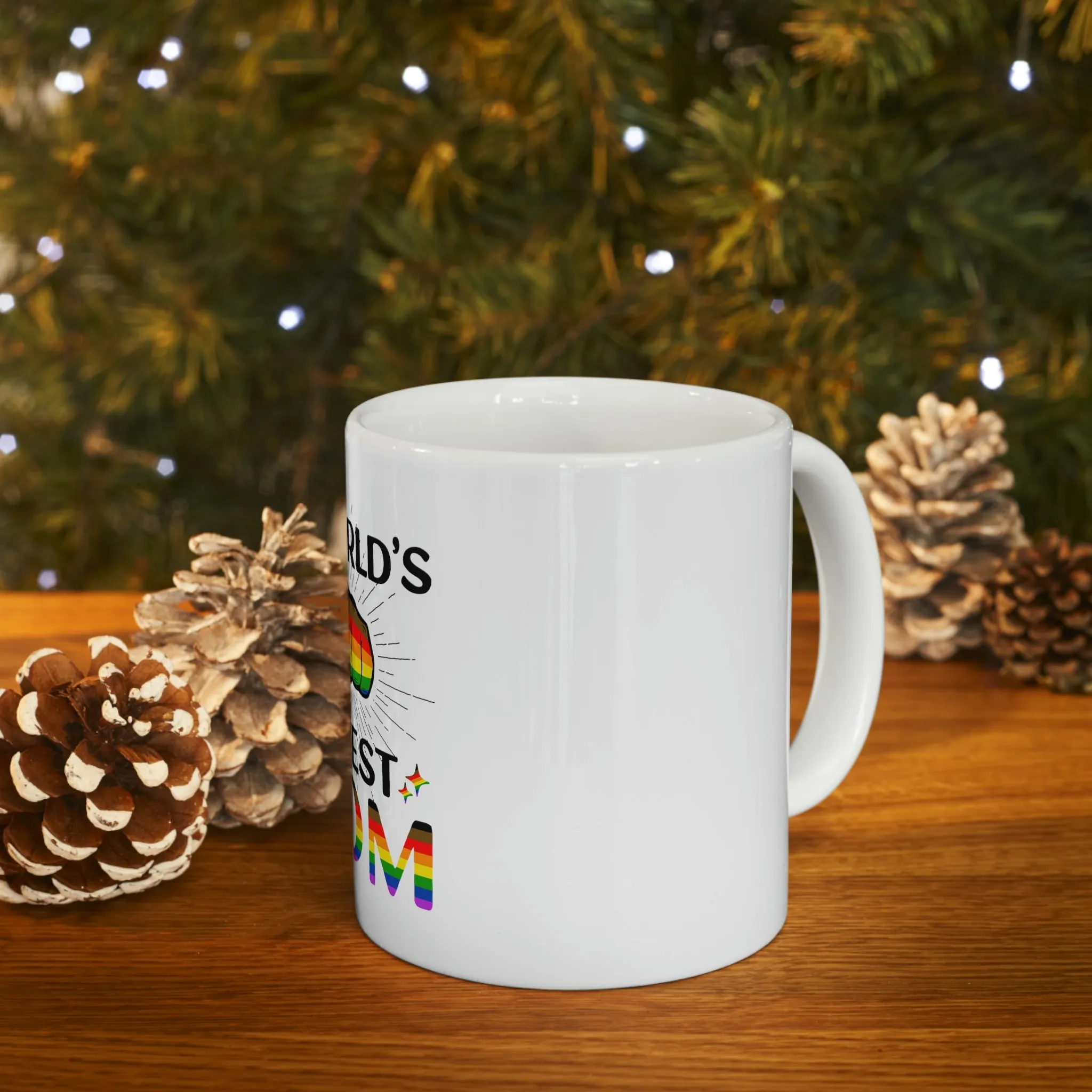Philadelphia Flag Ceramic Mug  - #1 World's Gayest Mom