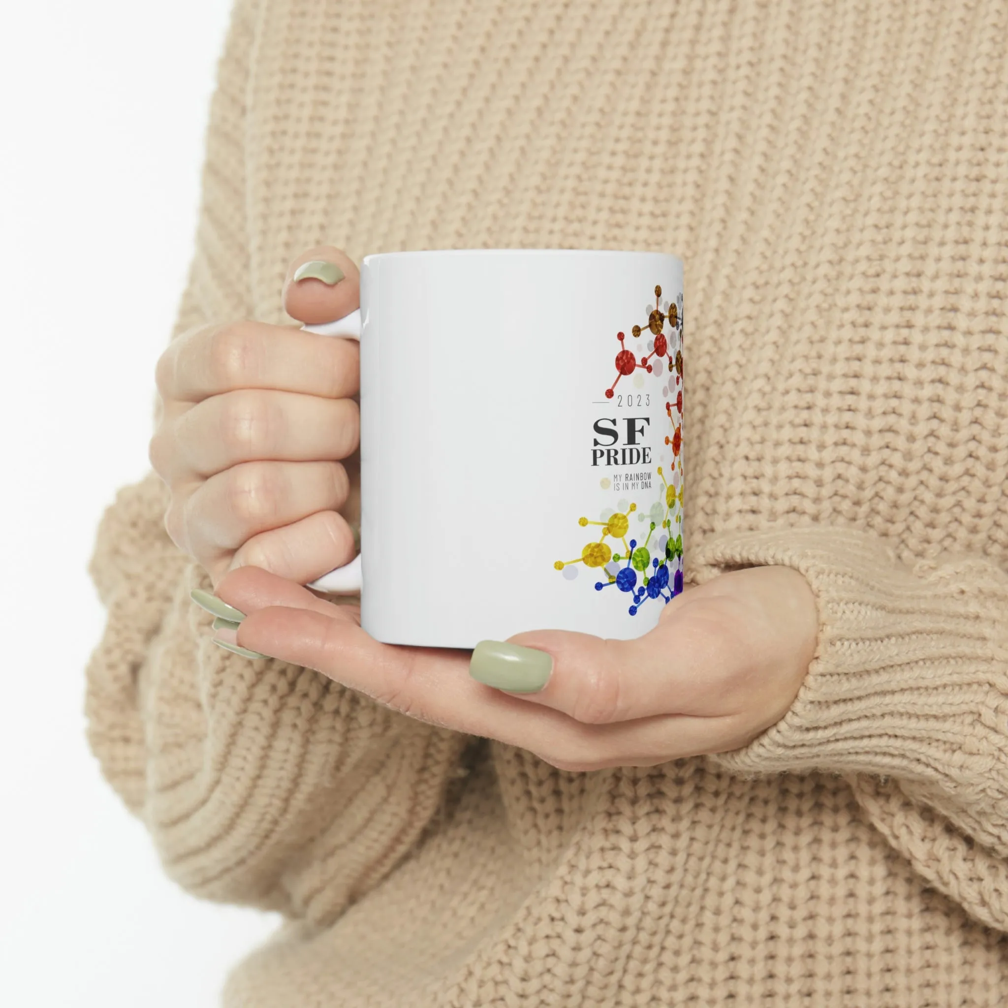 Philadelphia Flag Ceramic Mug San Francisco Pride - Rainbow Is In My DNA