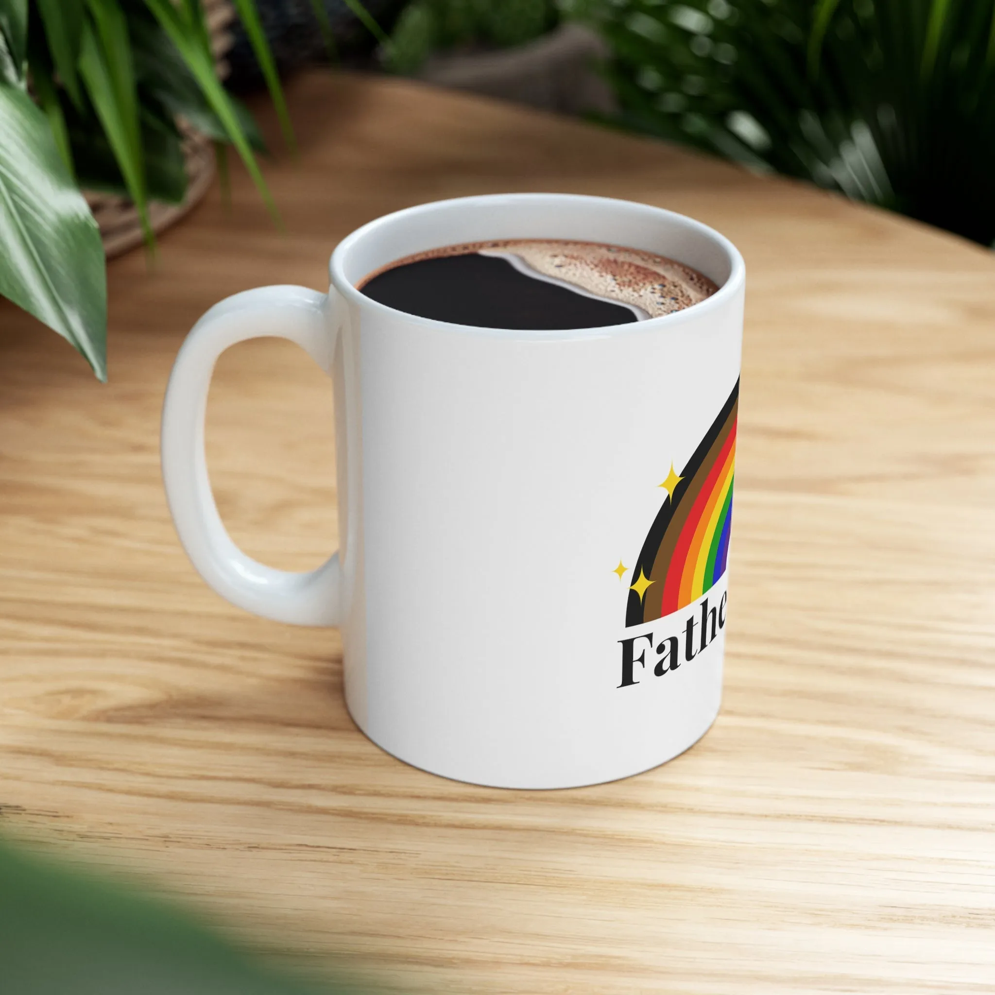 Philadelphia Pride Flag Ceramic Mug - Father's Day