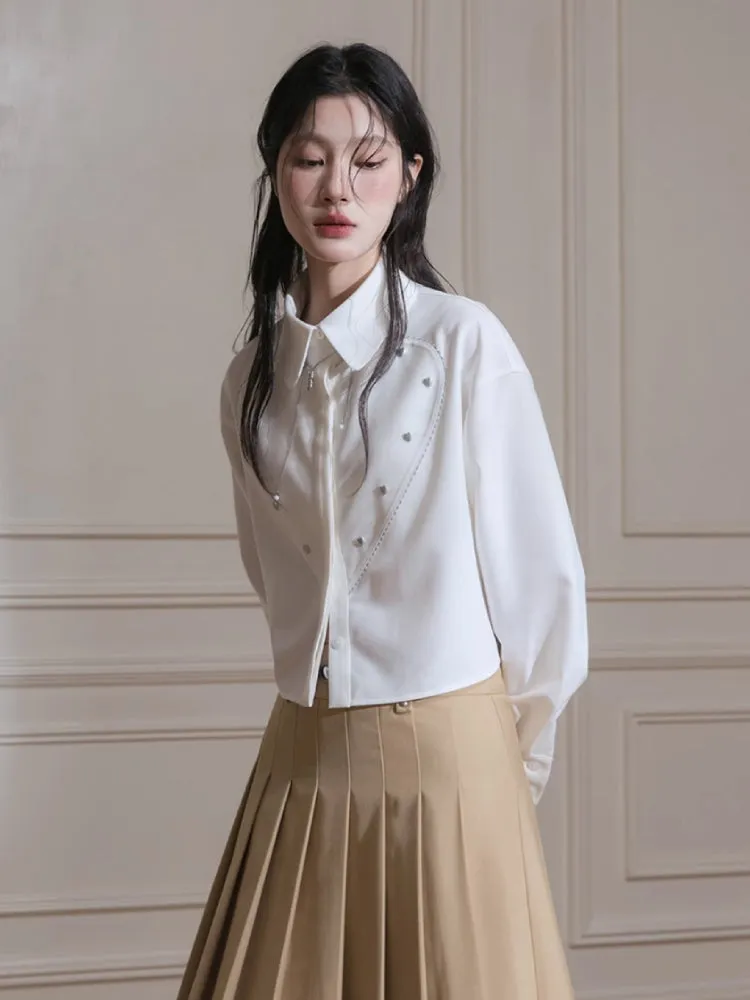 Pleated long skirt【s0000007218】
