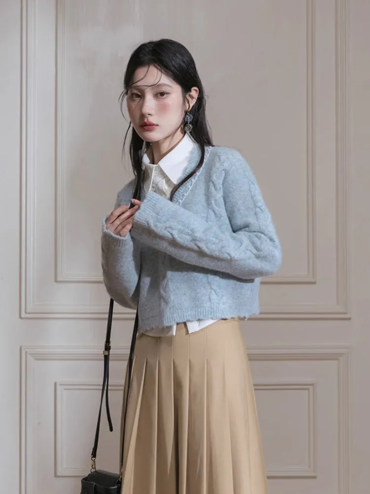 Pleated long skirt【s0000007218】