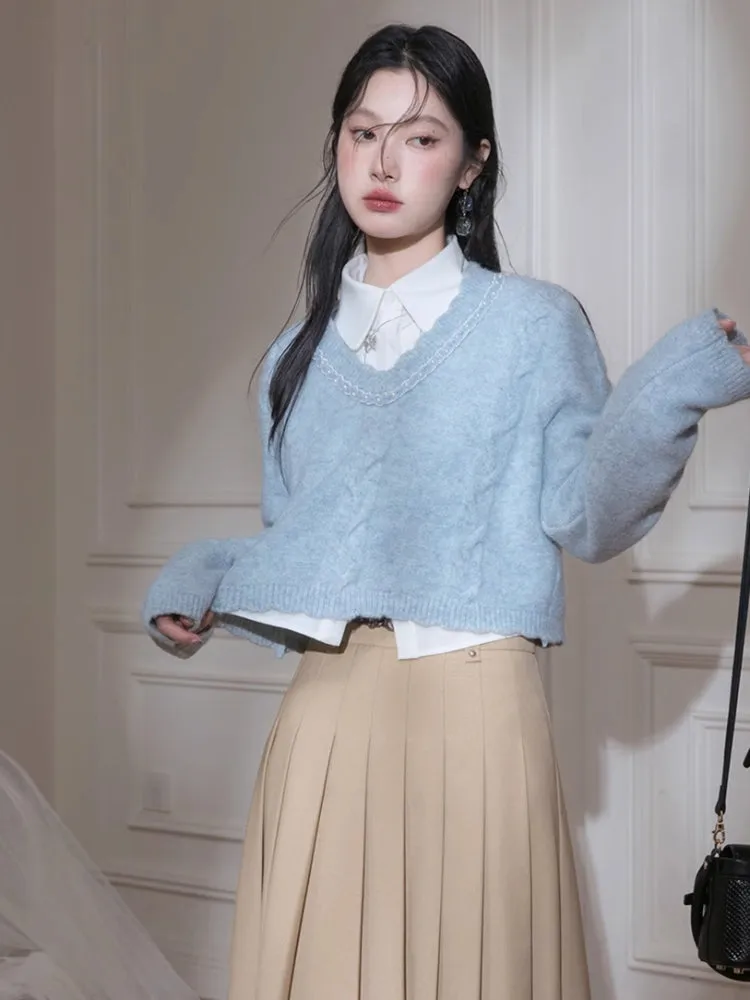 Pleated long skirt【s0000007218】