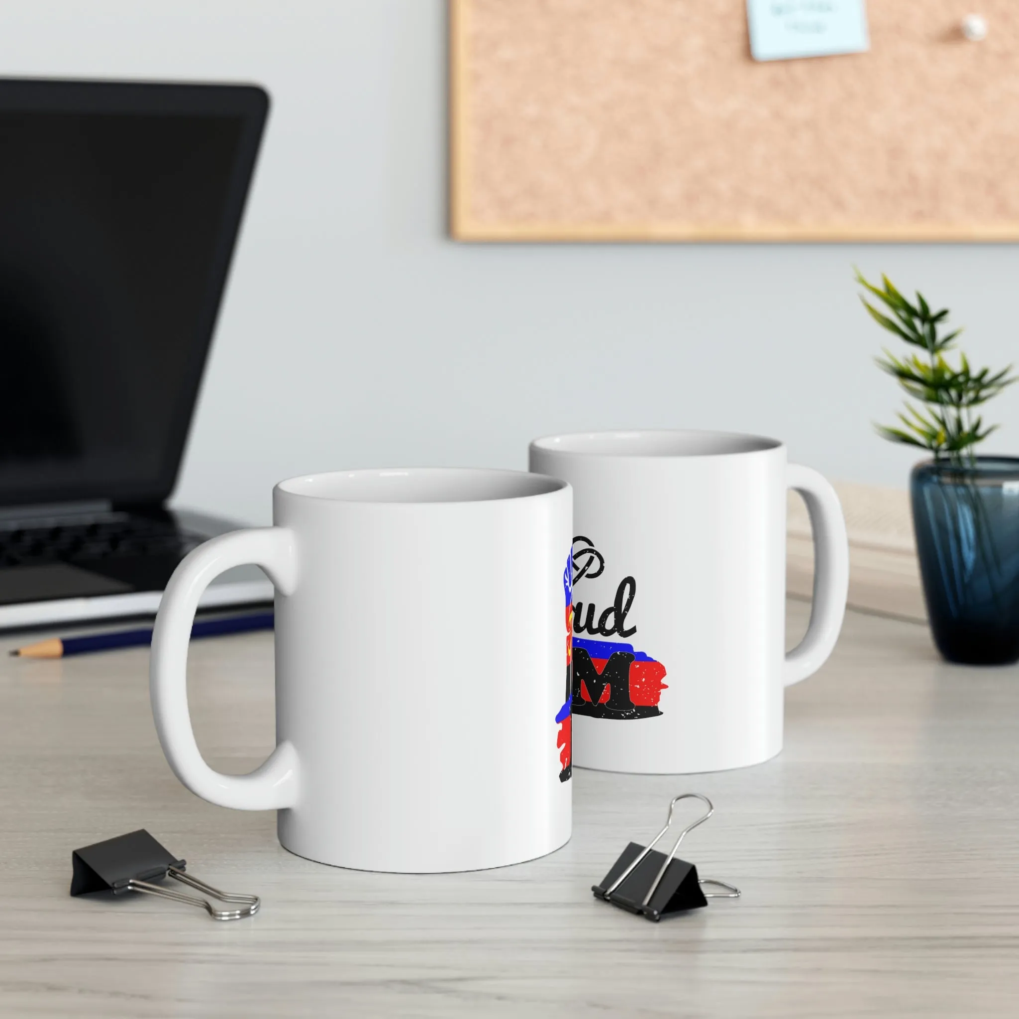 Polyamory Flag Ceramic Mug  - Proud Mom