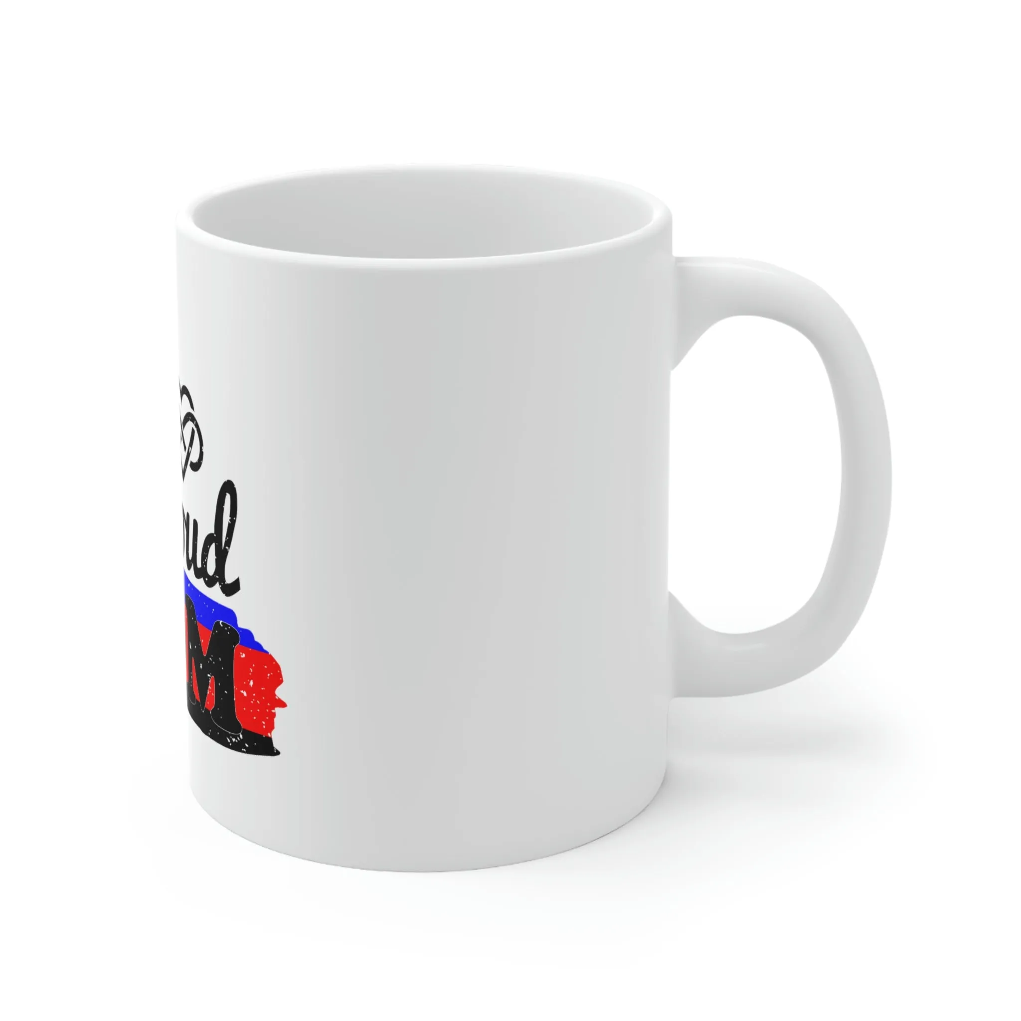 Polyamory Flag Ceramic Mug  - Proud Mom