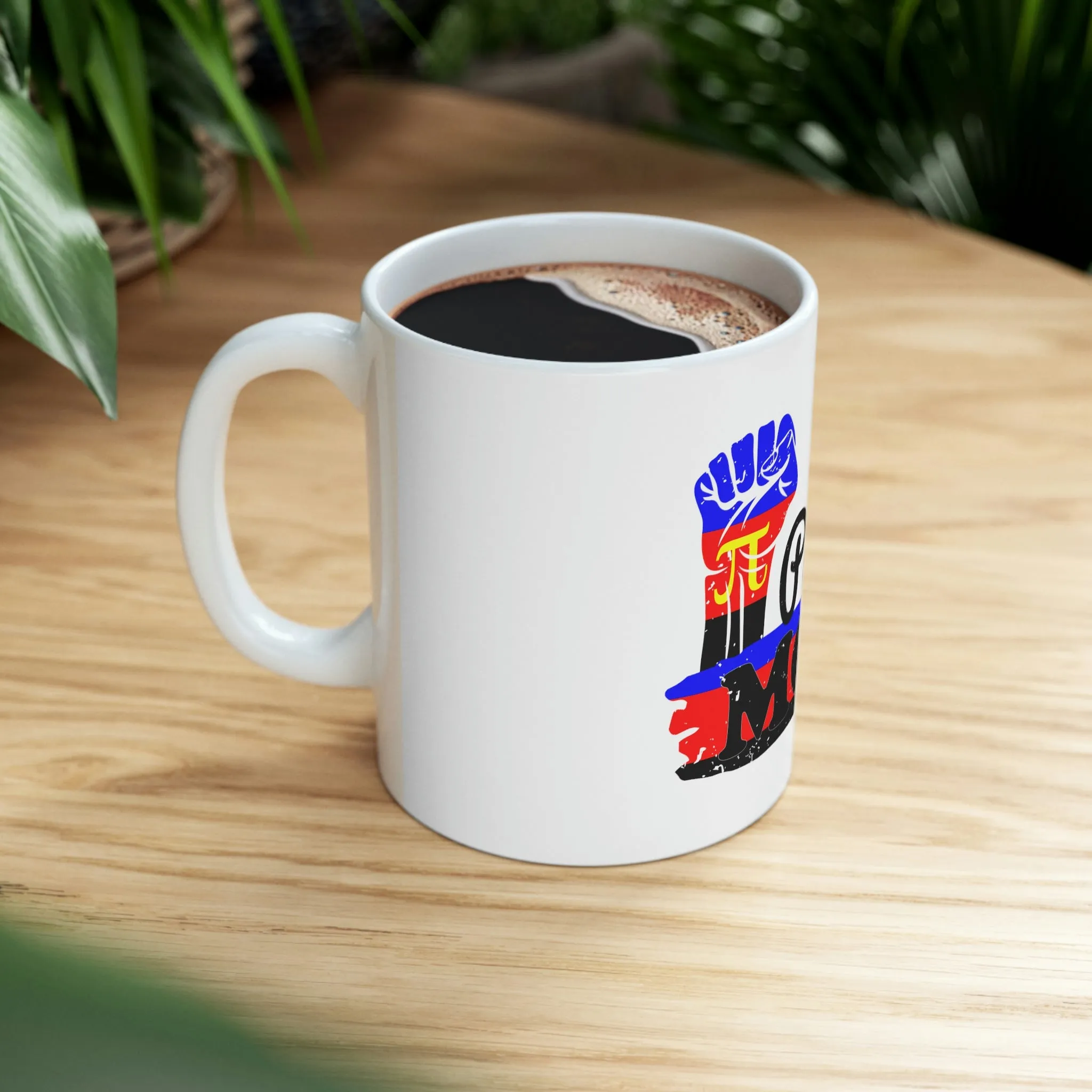 Polyamory Flag Ceramic Mug  - Proud Mom