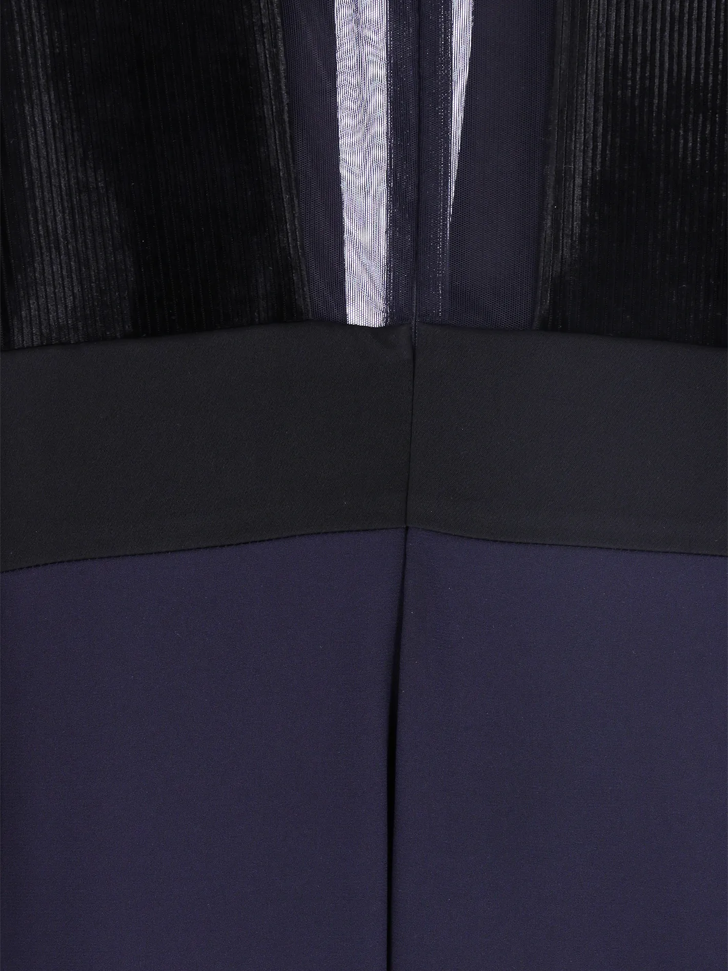 sheer panelled jumpsuit