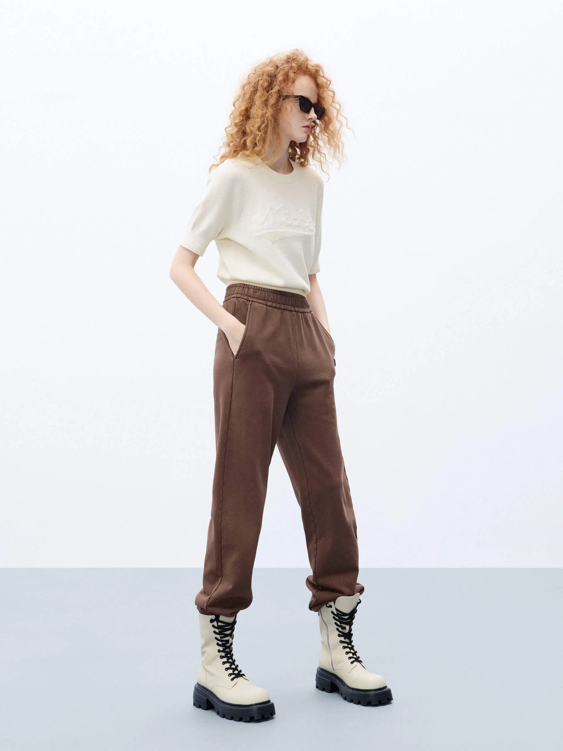 Short Sleeve Texture Knitted Top