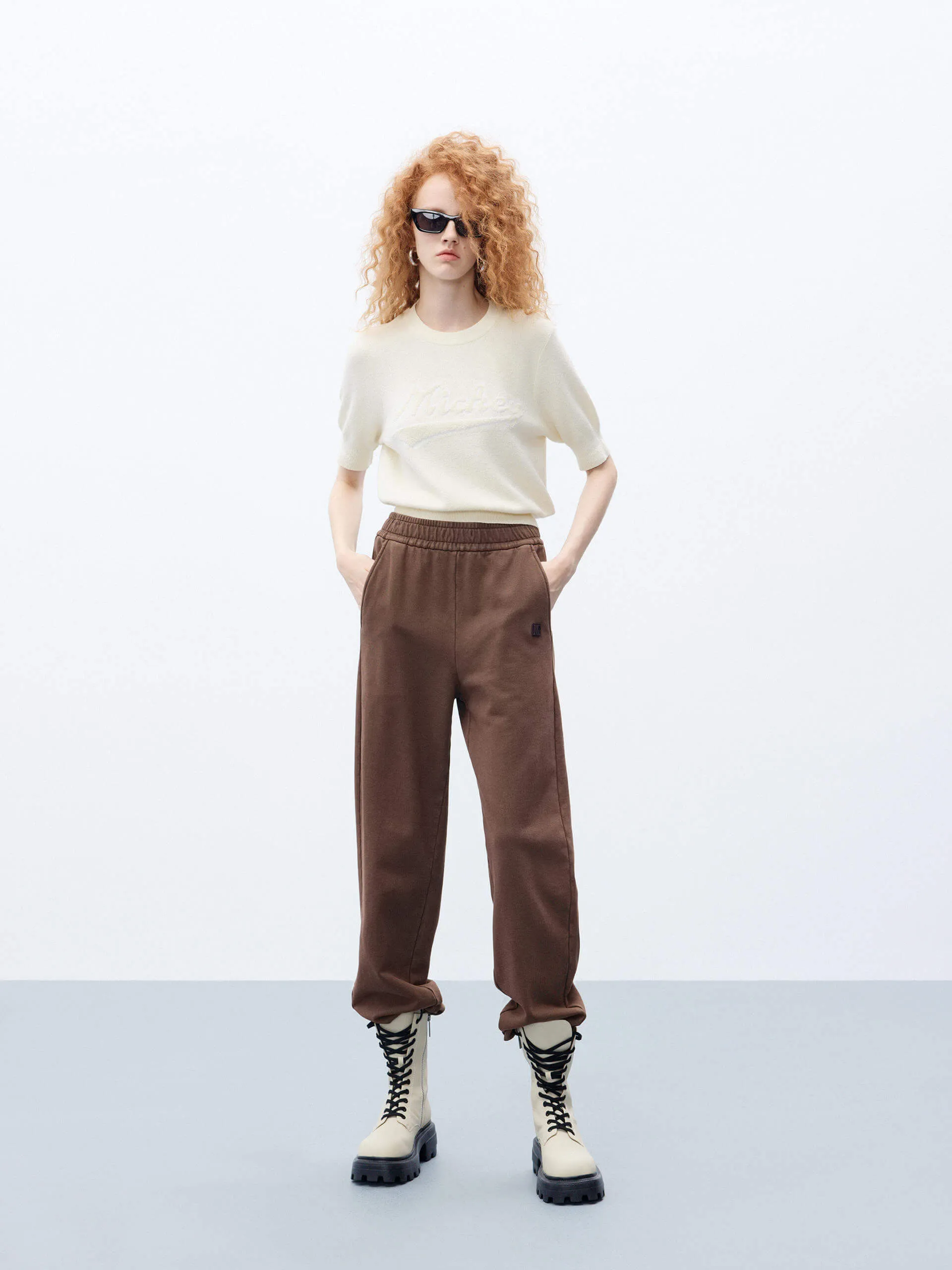 Short Sleeve Texture Knitted Top