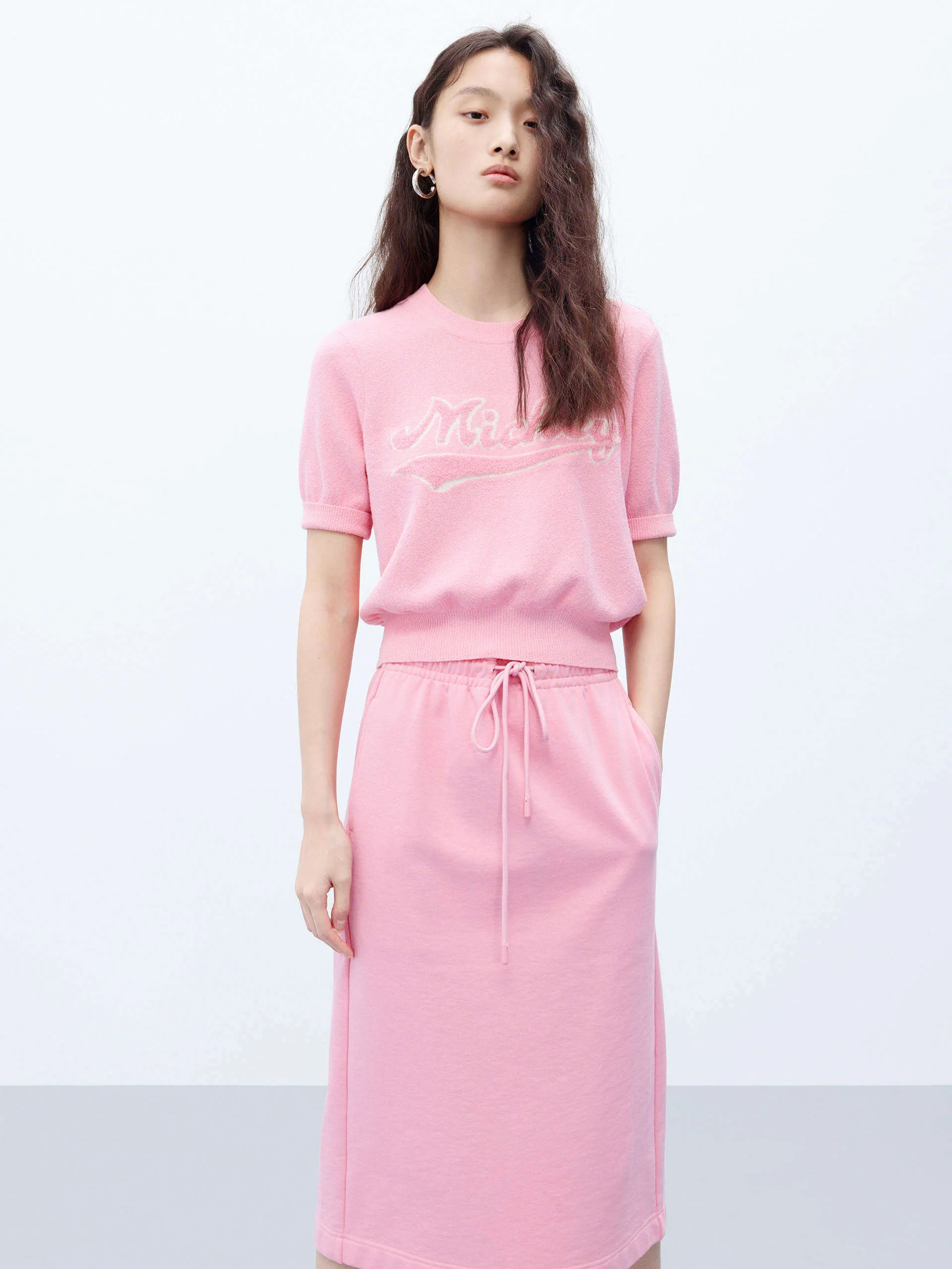 Short Sleeve Texture Knitted Top