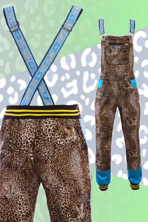Tropicool Cheetah - Full length Dungarees