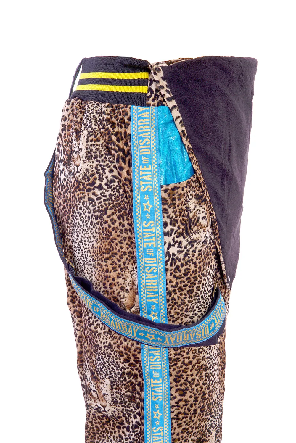 Tropicool Cheetah - Full length Dungarees