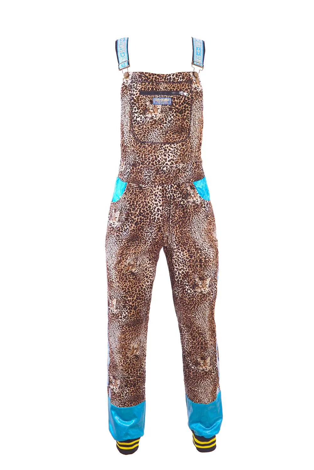 Tropicool Cheetah - Full length Dungarees