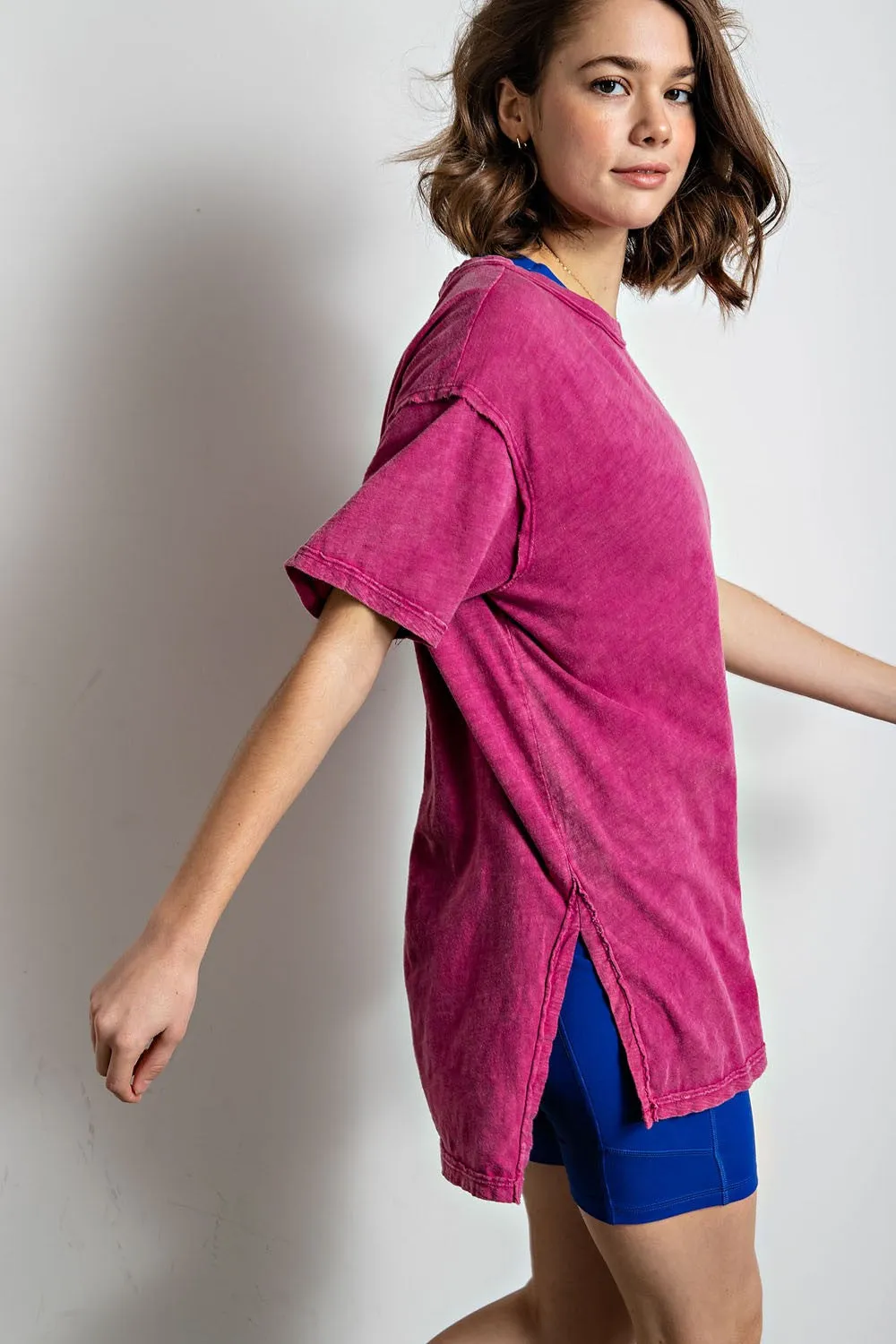 'Wash Away' Top - Magenta